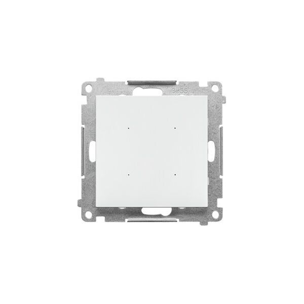 Kontakt-Simon Sterownik przyciskowy Kontakt-Simon 55 TEW1W.01/111 SWITCH oświetleniowy pojedynczy, sterowany smartfonem moduł biały mat 14176253 5902787891305