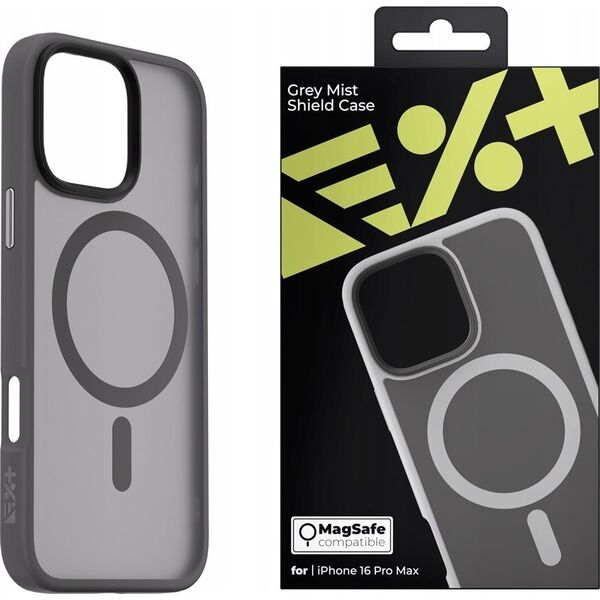 NEXT ONE NEXT ONE Etui Mist Shield MagSafe iPhone 16 Pro Max grey 14178272 5940714051163