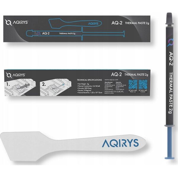 Pasta termoprzewodząca AQIRYS AQIRYS Pasta termiczna AQ-2 14178308 5949161381014