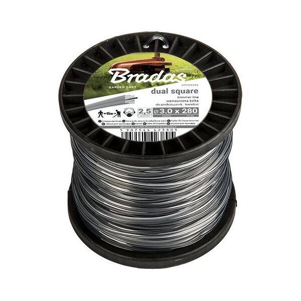 Bradas ŻYŁKA TNĄCA RIPPER DUAL 3,0*280m/KW./2,5kg 14179129 5907544423805
