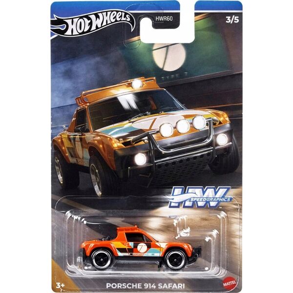 Mattel HW SAMOCHODZIK SPEED GRAPHICS MIX HWR60 B/C24 14182838 194735219285