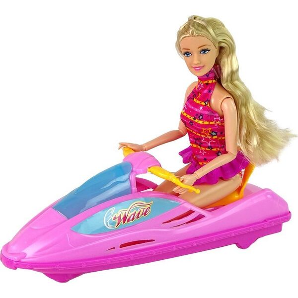 LeanToys Zestaw Lalka Motorówka LEAN Toys 14185768 5905515355643