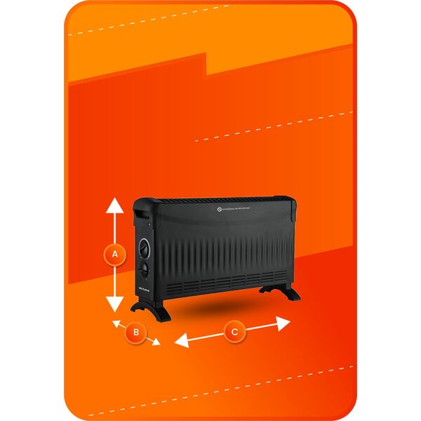 Grzejnik Volt Grzejnik konwektorowy VO2454 Volteno 1500W 14195460 5907477042739