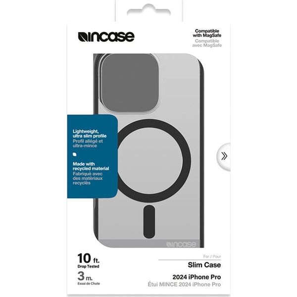 Incase Incase Slim Case MagSafe - Etui iPhone 16 Pro (Black) 14196153 810006546460