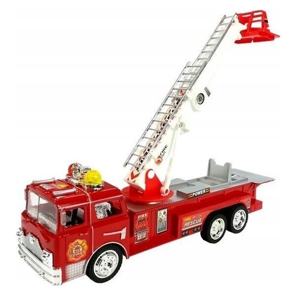 LeanToys Wóz strażacki z wysięgnikiem 14200017 5905991031918