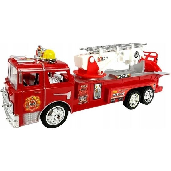 LeanToys Wóz strażacki z wysięgnikiem 14200017 5905991031918
