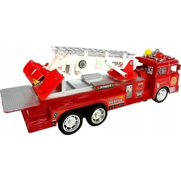 LeanToys Wóz strażacki z wysięgnikiem 14200017 5905991031918