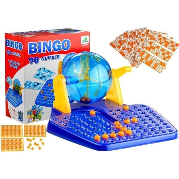 LeanToys Gra Bingo Lotto MASZYNA LOSUJĄCA Edukacyjna LEAN Toys 14200073 5905991032434