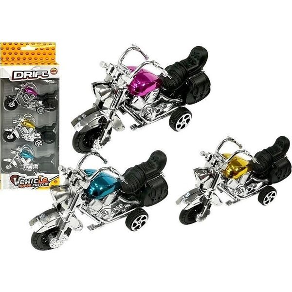 LeanToys Zestaw motocyklów 3szt 14201399 5905991032090