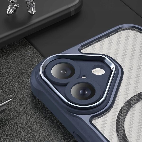 Hurtel Etui silikonowe Leading Series MagSafe do iPhone 16 Plus - niebieskie 14202328 5907769365102
