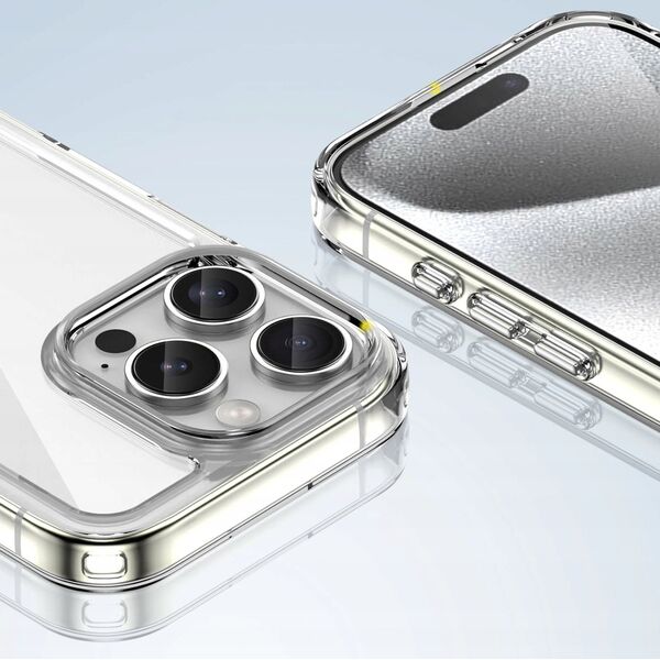 Hurtel Etui Outer Space Case z żelową ramką do iPhone 16 Pro Max - przezroczyste 14202348 5907769365041