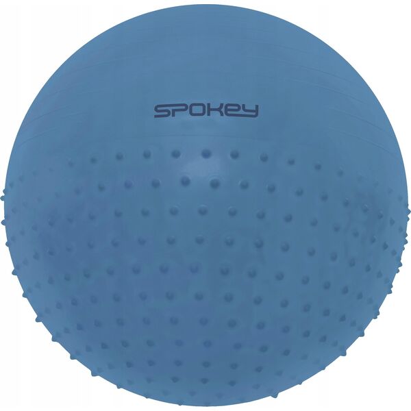 Spokey Piłka gimnastyczna z częścią do masażu Spokey HALF FIT 75cm 14203889 5905339436290