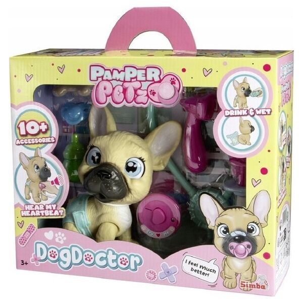 Simba Pamper Petz Weterynarz zestaw z pieskiem z pieluszkowego gangu Simba 14204539 4006592093051