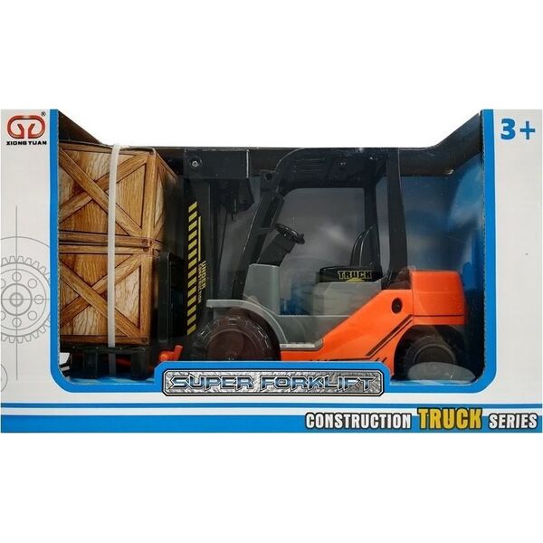 LeanToys Wózek Widłowy z Paletą i Pudełkami LEAN Toys 14204693 5905323219076