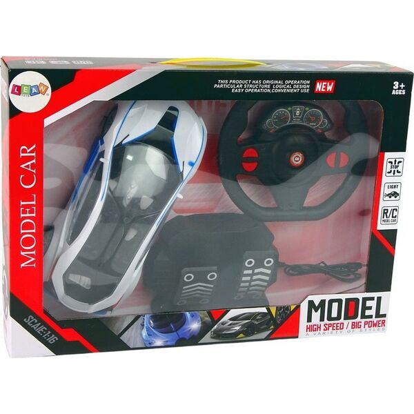 LeanToys Auto Zdalnie Sterowane R/C Pilot Pedał Gazu i Hamulca LEAN Toys 14204717 5905214977894
