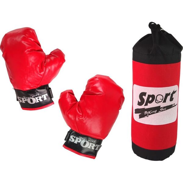 LeanToys Zestaw Bokserski Worek Rękawice Bokserskie Boxing Set LEAN Toys 14206571 5905323217188