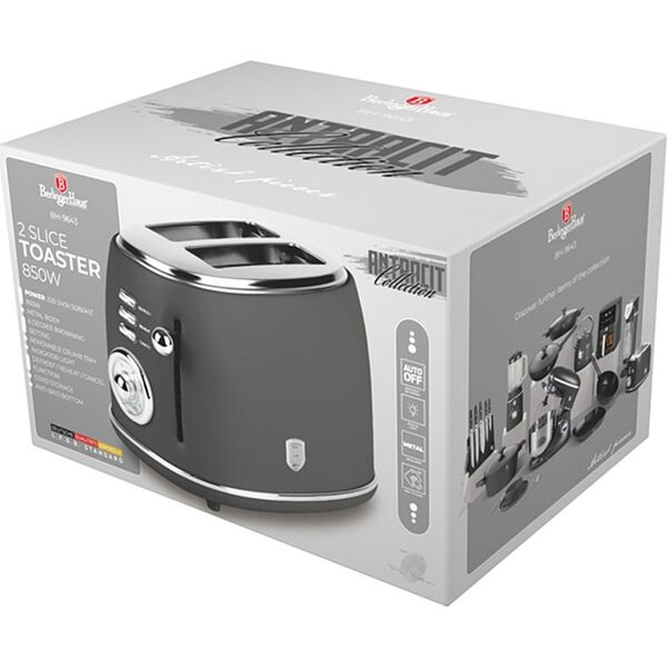 Toster Berlinger Haus TOSTER DO GRZANEK BERLINGER HAUS BH-9643 ANTRACIT 14214123 5999108481659