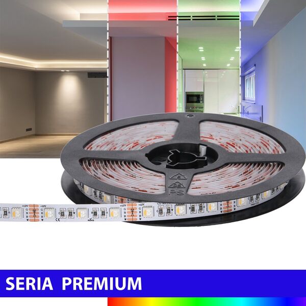 Taśma LED Prescot Prescot Premium E020-050-10-RGB+NW taśma LED biała 14215141 5903684850792