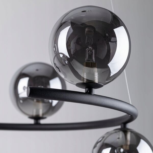 Lampa wisząca TKKRYWULT TK Lighting Anabelle 6843 lampa wisząca zwis 6x6W G9 czarna/grafitowa 14215401 5901780568436