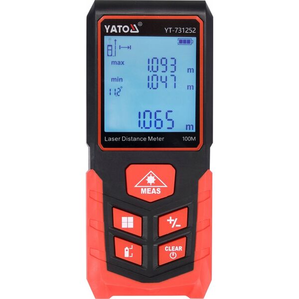 Dalmierz laserowy Yato YATO DALMIERZ LASEROWY 100m 14215428 5906083108013