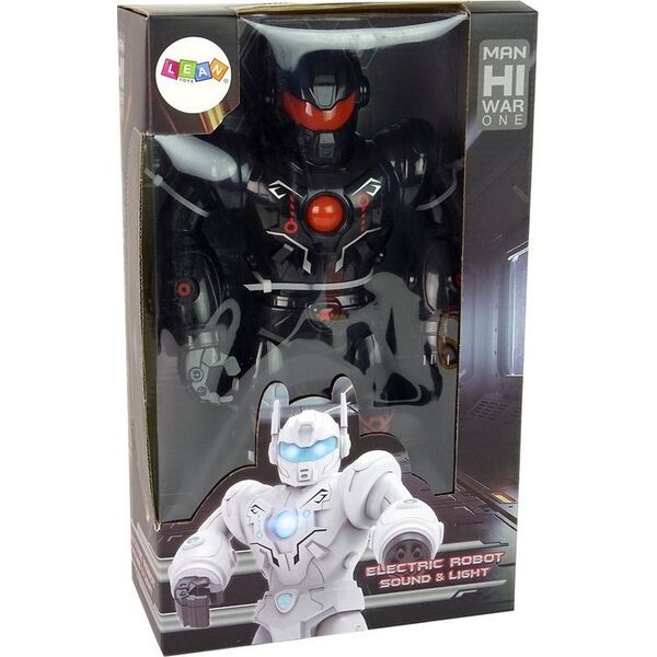 LeanToys Robot Interaktywny Chodzi Dźwięk Świeci Czarny 14217582 5905515355452