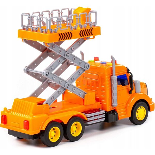 Polesie AUTO CIEZAR Z PODNOSNIK 33CM DZ/SW WADERP WB8 14222741 4810344089779