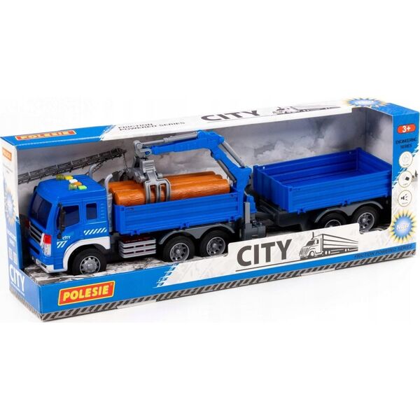 Polesie AUTO CIEZAR 50CM CITY SW/DZ NIEB PRZYCZ WADP WB4 14222825 4810344096036