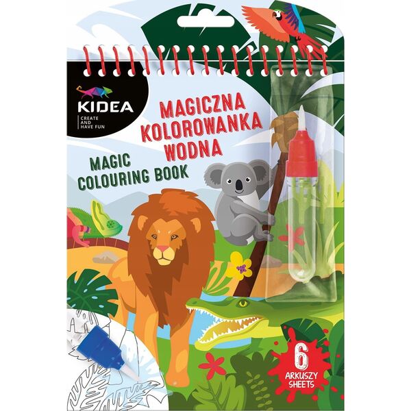 Derform MALOWANKA WODNA Z PISAK 150X225 SAFARI KIDEA B/C 14223044 5906601700446