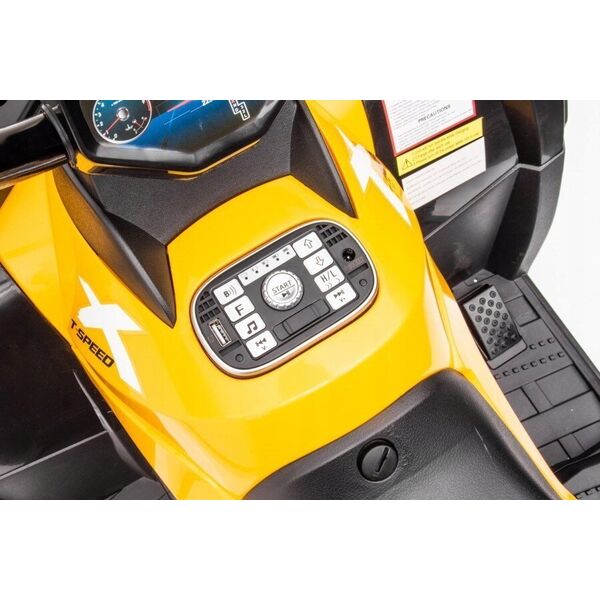 Lean Cars Quad Na Akumulator S615 Żółty 24V 14223285 5905991008903