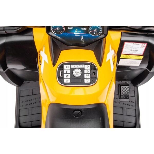Lean Cars Quad Na Akumulator S615 Żółty 24V 14223285 5905991008903
