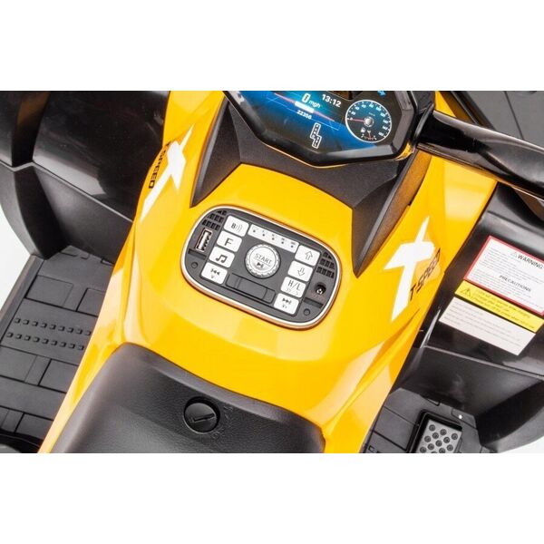 Lean Cars Quad Na Akumulator S615 Żółty 24V 14223285 5905991008903