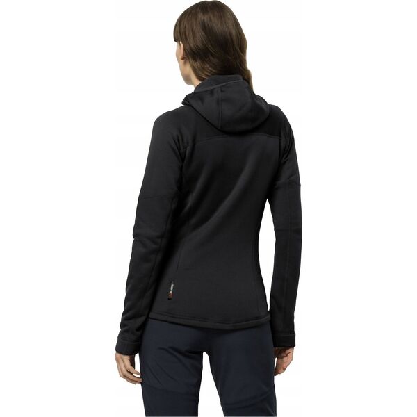 Jack Wolfskin Jack Wolfskin Hirschberg Hooded FZ W 1710871-6000 Czarne L 14224984 4064993563603