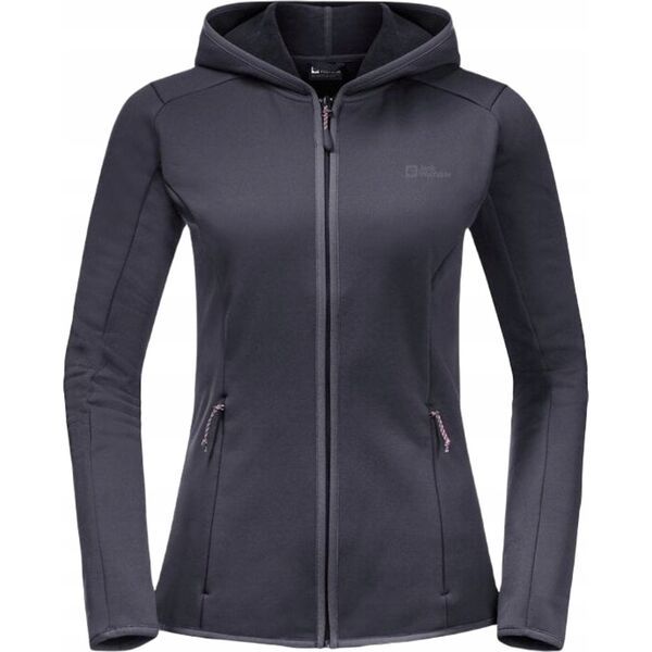Jack Wolfskin Jack Wolfskin Baiselberg Hooded FZ W 1710771-1388 Czarne XL 14225019 4064993561746
