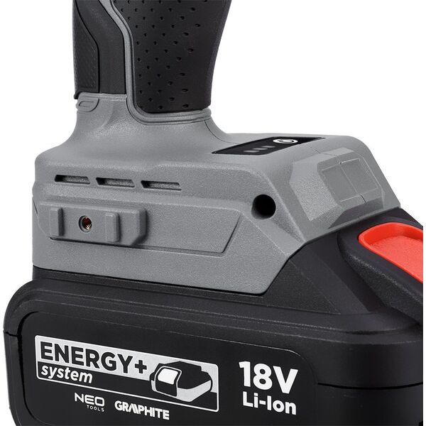 Klucz udarowy Graphite Klucz udarowy bezszczotkowy 18V, 330Nm, ??, Energy+, bez akumulatora 14237572 5902062172013