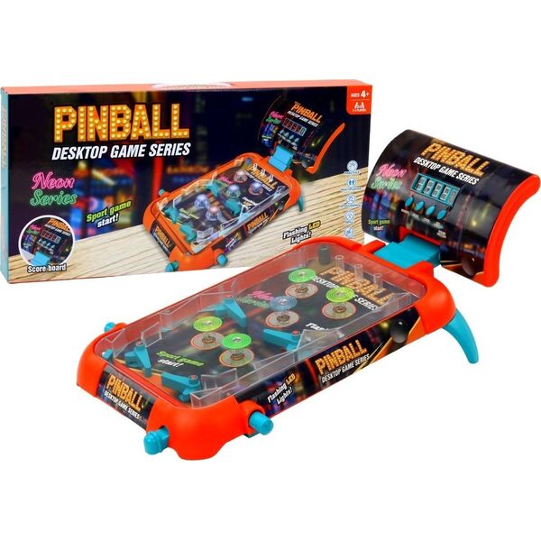 Qulki Gra zręcznościowa Flipper Pinball dla dzieci Stół do gry Pinbal Fliper LEDy 14239492 5905991004301