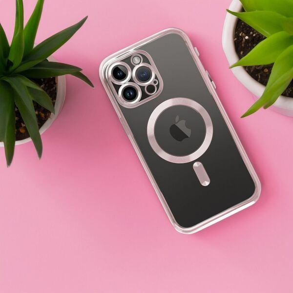 OEM Futerał ELECTRO MAG COVER kompatybilny z MagSafe do IPHONE 14 Pro złoty róż 14242657 5903396209109