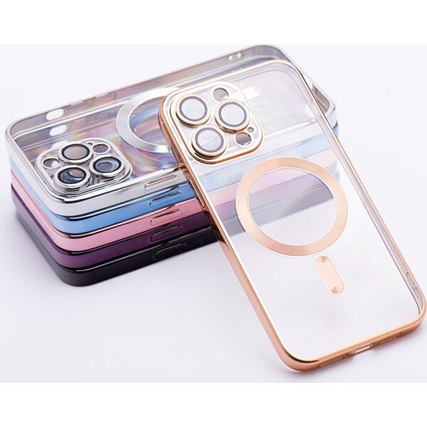 OEM Futerał ELECTRO MAG COVER kompatybilny z MagSafe do IPHONE 15 Pro Max złoty 14242688 5903396228216