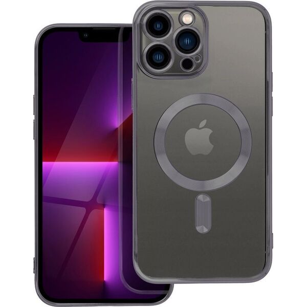 OEM Futerał ELECTRO MAG COVER kompatybilny z MagSafe do IPHONE 13 Pro Max czarny 14242689 5903396209017