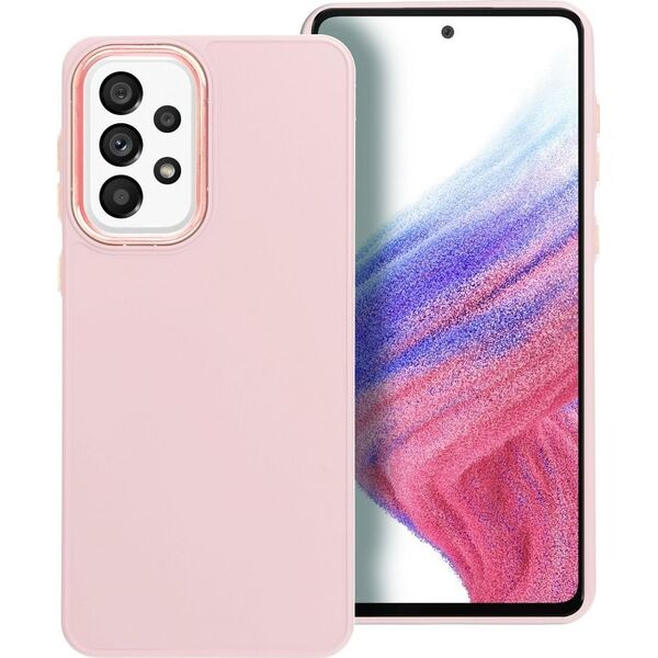 OEM Futerał FRAME do SAMSUNG A33 5G pudrowy róż 14242711 5903396196379