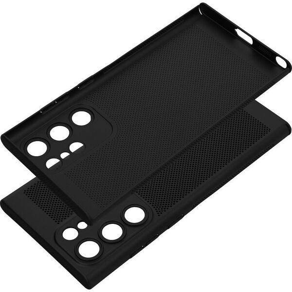 OEM Futerał BREEZY do SAMSUNG S22 Ultra czarny 14242731 5903396212741