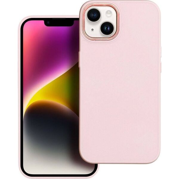 OEM Futerał FRAME do IPHONE 7 PLUS / 8 PLUS pudrowy róż 14242772 5903396230554