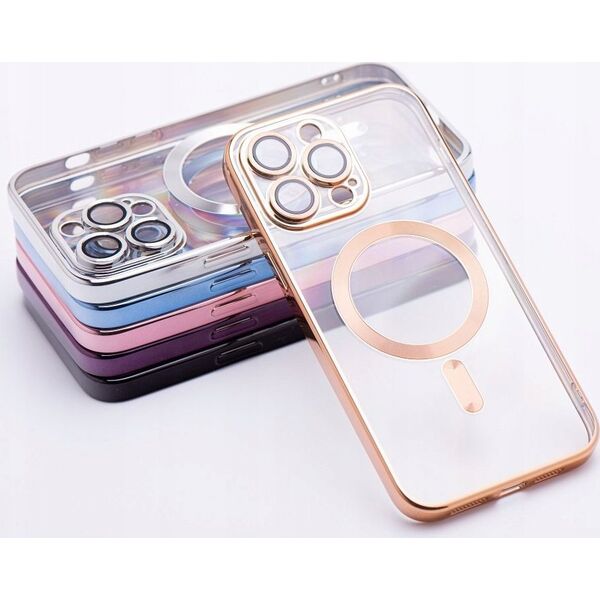 OEM Futerał ELECTRO MAG COVER kompatybilny z MagSafe do IPHONE 16 złoty 14243252 5903396304088