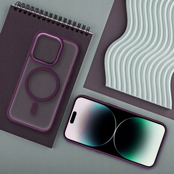 OEM Futerał MATTE MAG COVER kompatybilny z MagSafe do IPHONE 16 czerwony 14243325 5903396309977