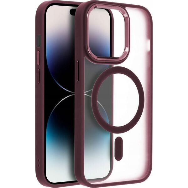 OEM Futerał MATTE MAG COVER kompatybilny z MagSafe do IPHONE 16 czerwony 14243325 5903396309977