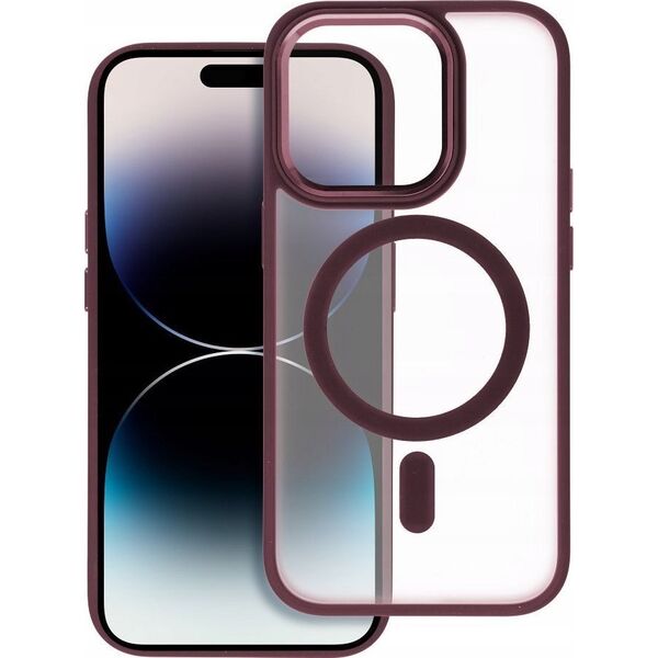 OEM Futerał MATTE MAG COVER kompatybilny z MagSafe do IPHONE 16 czerwony 14243325 5903396309977