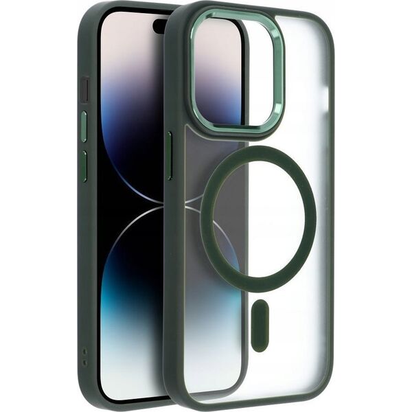OEM Futerał MATTE MAG COVER kompatybilny z MagSafe do IPHONE 16 Plus zielony 14243330 5903396309908