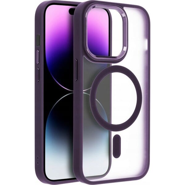 OEM Futerał MATTE MAG COVER kompatybilny z MagSafe do IPHONE 16 Plus fioletowy 14243331 5903396309984