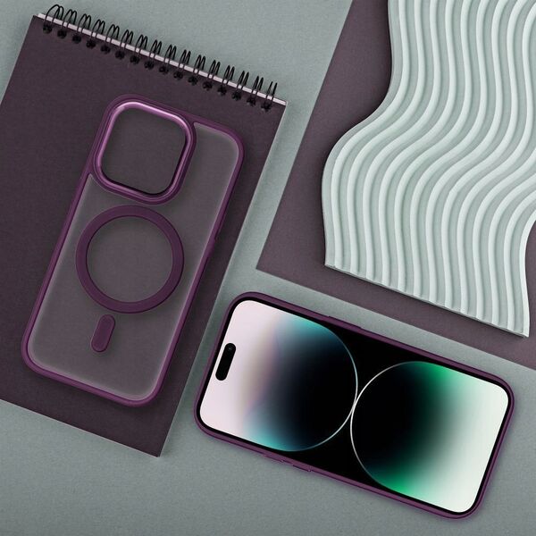 OEM Futerał MATTE MAG COVER kompatybilny z MagSafe do IPHONE 16 Pro czerwony 14243366 5903396309953