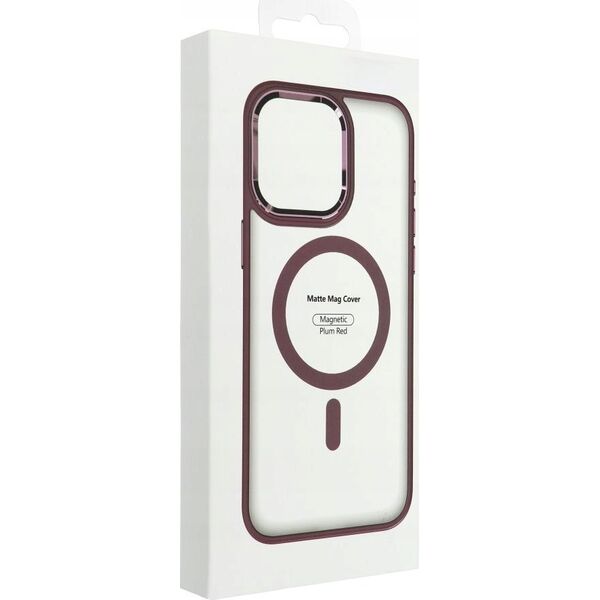 OEM Futerał MATTE MAG COVER kompatybilny z MagSafe do IPHONE 16 Pro czerwony 14243366 5903396309953