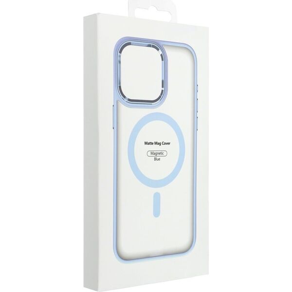 OEM Futerał MATTE MAG COVER kompatybilny z MagSafe do IPHONE 16 Plus niebieski 14243368 5903396310027